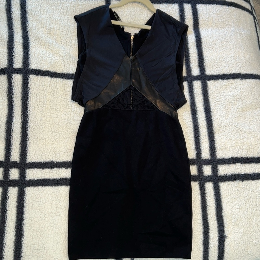 NWOT Lamb Leather & Lace stretch All Saints Dress